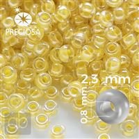 Preciosa Seed beads 10/0 2,3 mm Yellow 38638 50 g