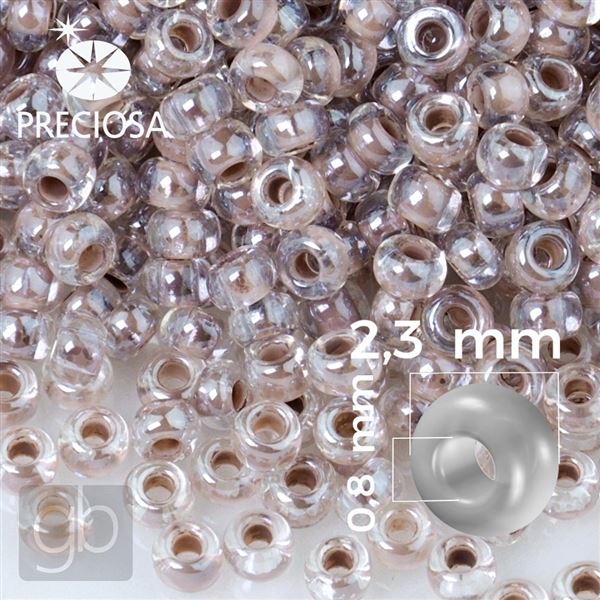 Preciosa Seed beads 10/0 2,3 mm Brown 38617 50 g