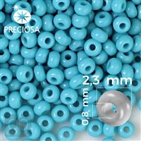 Preciosa Seed beads 10/0 2,3 mm Blue 63030 20 g