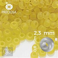 Preciosa Seed beads 10/0 2,3 mm Yellow MATT 80010 50 g