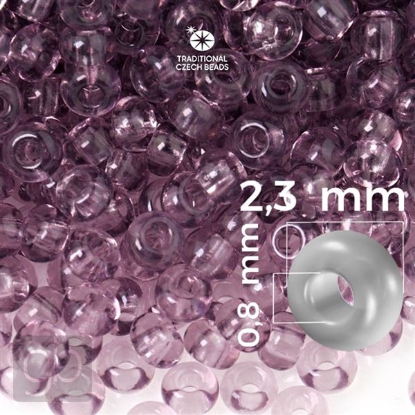 Preciosa Seed beads 10/0 2,3 mm Purple 20010 20 g