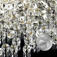 Preciosa Seed beads 1/0 6,6 mm Clear 0005) 50 g