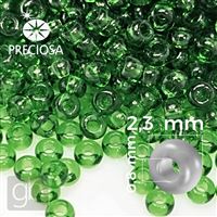 Preciosa Seed beads 10/0 2,3 mm Green 50120 20 g