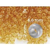 Preciosa Seed beads 1/0 6,6 mm Yellow (10050) 20 g