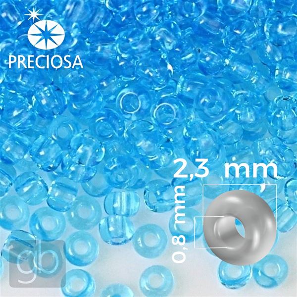 Preciosa Seed beads 10/0 2,3 mm Blue 60010 20 g