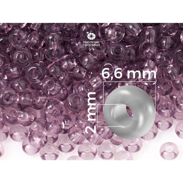 Preciosa Seed beads 1/0 6,6 mm Purple (20010) 20 g