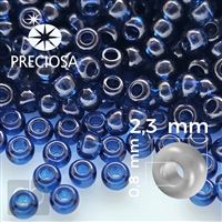 Preciosa Seed beads 10/0 2,3 mm Blue 30110 50 g