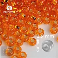 Preciosa Seed beads 10/0 2,3 mm Orange 85066 20 g