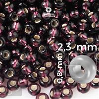 Preciosa Seed beads 10/0 2,3 mm Purple 27080 20 g