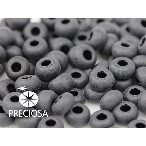 Preciosa Seed beads 1/0 6,6 mm Black MAT (23980) 20 g