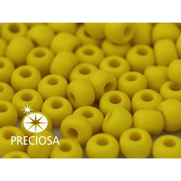 Preciosa Seed beads 1/0 6,6 mm Yellow Matt (83110) 20 g