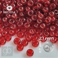 Preciosa Seed beads 11/0 2,1 mm Red 90090 50 g