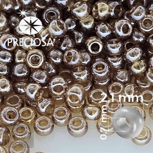 Preciosa Seed beads 11/0 2,1 mm Brown 16090 20 g