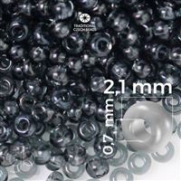 Preciosa Seed beads 11/0 2,1 mm Grey 40010 50 g