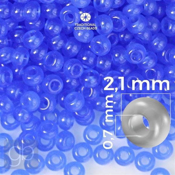 Preciosa Seed beads 11/0 2,1 mm Blue 32010 50 g