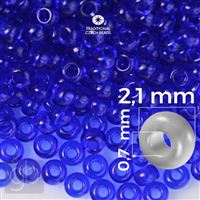 Preciosa Seed beads 11/0 2,1 mm Blue 30080 50 g