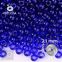 Preciosa Seed beads 11/0 2,1 mm Blue 30100 50 g