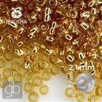 Preciosa Seed beads 11/0 2,1 mm Yellow 17070 20 g