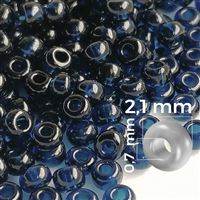 Preciosa Seed beads 11/0 2,1 mm Blue 60100 50 g