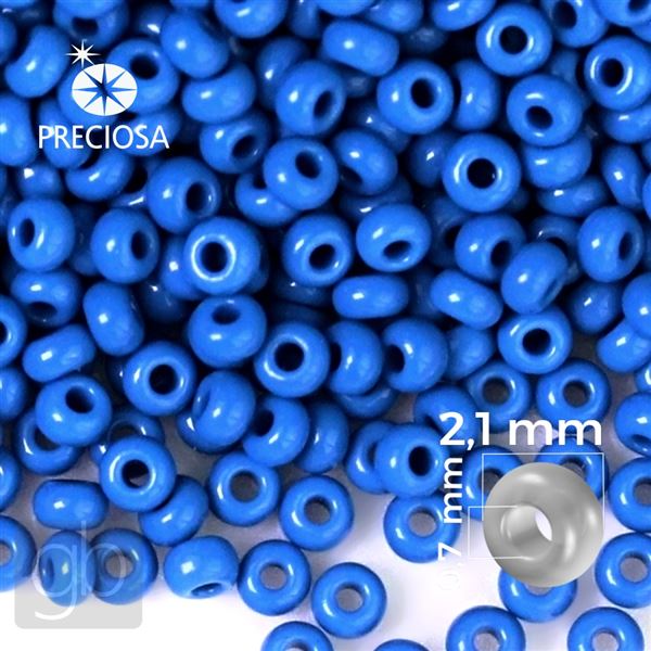 Preciosa Seed beads 11/0 2,1 mm Blue 33210 50 g