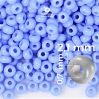 Preciosa Seed beads 11/0 2,1 mm Blue 33020 50 g