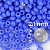 Preciosa Seed beads 11/0 2,1 mm Blue 33040 50 g