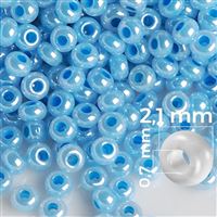 Preciosa Seed beads 11/0 2,1 mm Blue 37136 50 g