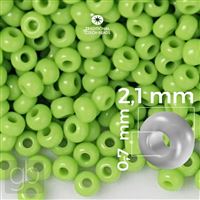 Preciosa Seed beads 11/0 2,1 mm Green 53310 50 g