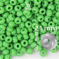 Preciosa Seed beads 11/0 2,1 mm Green 53230 50 g