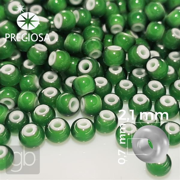 Preciosa CORNELIAN 11/0 2,1 mm Green 53712 50 g