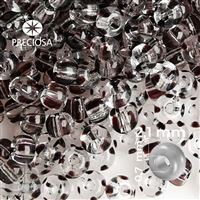 Preciosa STRIPED 11/0 2,1 mm Clear Black 00490 50 g