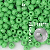 Preciosa Seed beads 11/0 2,1 mm Green 53210 50 g