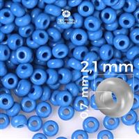 Preciosa Seed beads 11/0 2,1 mm Blue 33220 50 g