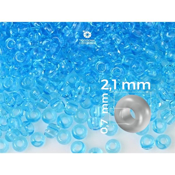 Preciosa Seed beads 11/0 2,1 mm Blue 60010 50 g