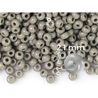 Preciosa Seed beads 11/0 2,1 mm Grey 43020 50 g