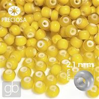 Preciosa CORNELIAN 11/0 2,1 mm Yellow 83701 50 g