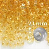 Preciosa Seed beads 11/0 2,1 mm Yellow 10020 50 g