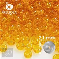 Preciosa Seed beads 11/0 2,1 mm Orange 80060 50 g