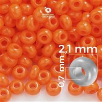 Preciosa Seed beads 11/0 2,1 mm Orange 93140 50 g