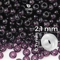 Preciosa Seed beads 11/0 2,1 mm Purple (20080) 50 g