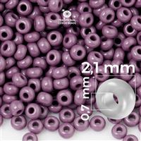 Preciosa Seed beads 11/0 2,1 mm Purple 23040 50 g