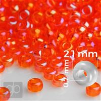 Preciosa Seed beads 11/0 2,1 mm Orange 91030 50 g