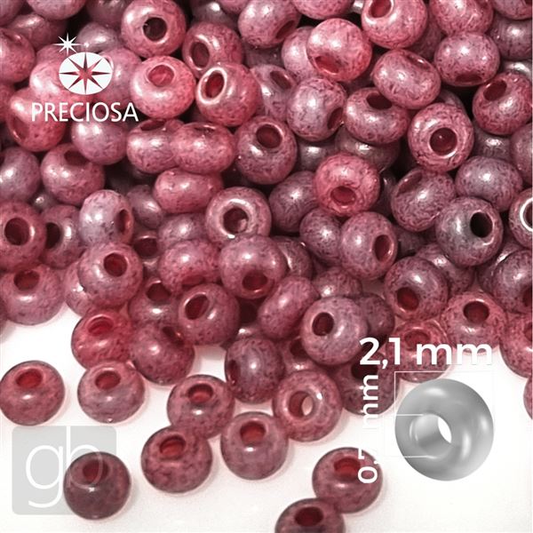 Preciosa Seed beads 11/0 2,1 mm Pink 03193 20 g