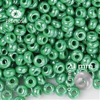 Preciosa Seed beads 11/0 2,1 mm Green 58250 20 g