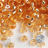 Preciosa Seed beads 11/0 2,1 mm Orange 78184 20 g