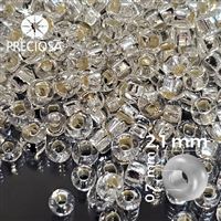 Preciosa Seed beads 11/0 2,1 mm Clear 78102 20 g