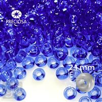 Preciosa Seed beads 11/0 2,1 mm Blue 30050 20 g