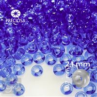 Preciosa Seed beads 11/0 2,1 mm Blue 30030 20 g