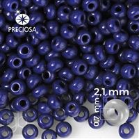 Preciosa Seed beads 11/0 2,1 mm Blue 33070 20 g