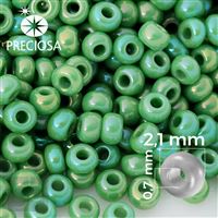 Preciosa Seed beads 11/0 2,1 mm Green 54250 50 g